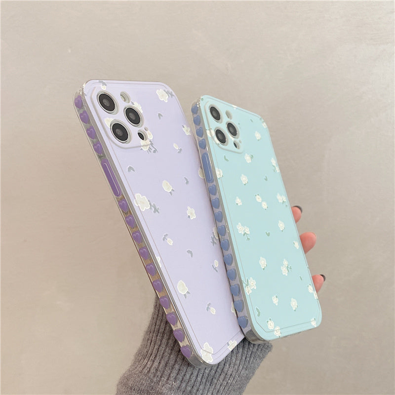 Side Love Ins Gentle And  Small Floral Mobile Phone Case Heritage cosmetics and beauty care