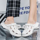 Fashion Clogs Shoes Summer Ankle-wrap Slippers Garden Beach Shoes - Heritage cosmetics and beauty care