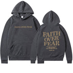 Faith Over Fear Men's And Women's Hoodies Sweater - Heritage cosmetics and beauty care