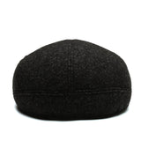 Outdoor Cycling Warm Short Brim Beret Middle-aged And Elderly Men Ear Protection Advance Hats - Heritage cosmetics and beauty care