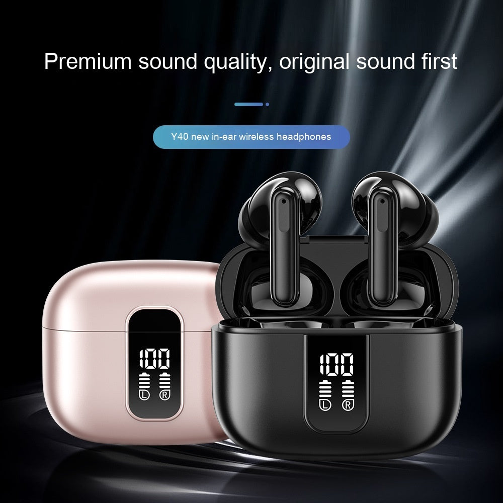 Y40 New ANC ENC Dual-camera Noise Reduction True Wireless Bluetooth Earphone In-ear Heritage cosmetics and beauty care