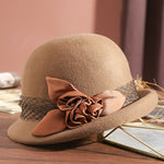 Women's Wool Top Retro Woolen Basin Hat - Heritage cosmetics and beauty care