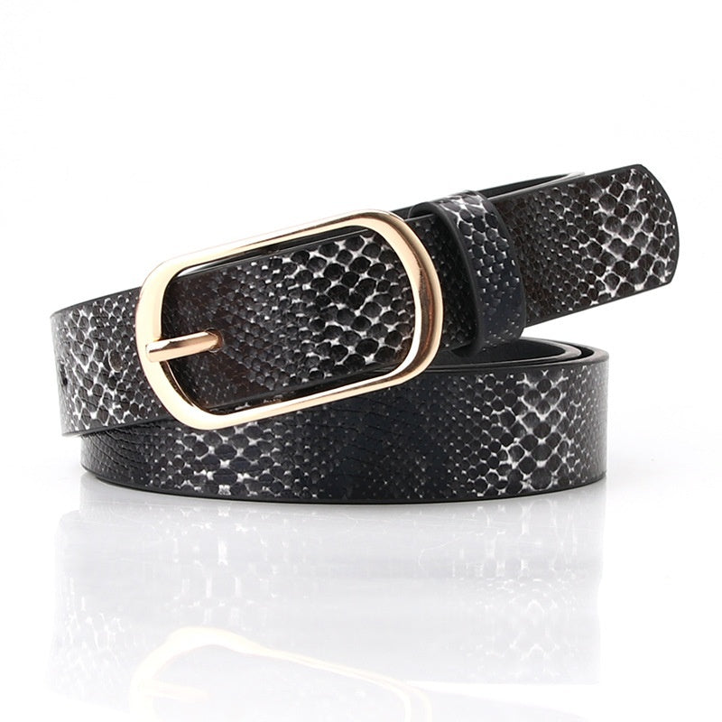 Fashion All-matching Pin Buckle Pant Women's Belt