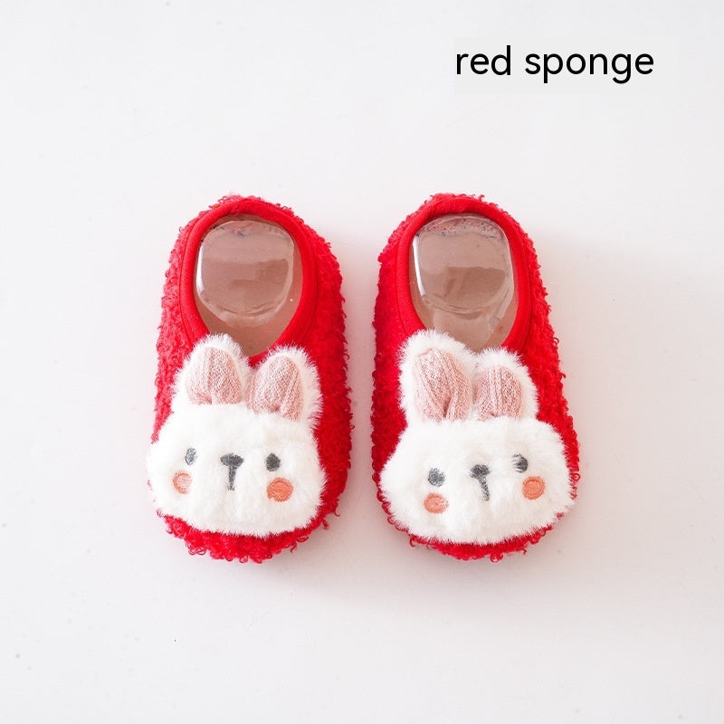 Cute Rabbit Autumn And Winter Room Socks - Heritage cosmetics and beauty care