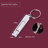 Stainless Steel Folding Nail Clippers Anti-splash With File - Heritage cosmetics and beauty care