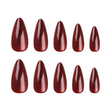 Cat's Eye Nail Patch Red Solid Color - Heritage cosmetics and beauty care