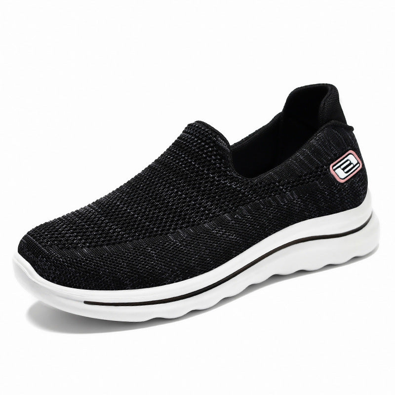 Women's Comfortable Breathable Middle-aged And Elderly Slip-on Sneakers - Heritage cosmetics and beauty care