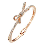 Women's Bracelets, Diamonds, Bows, Rose Gold Alloy Bracelets - Heritage cosmetics and beauty care