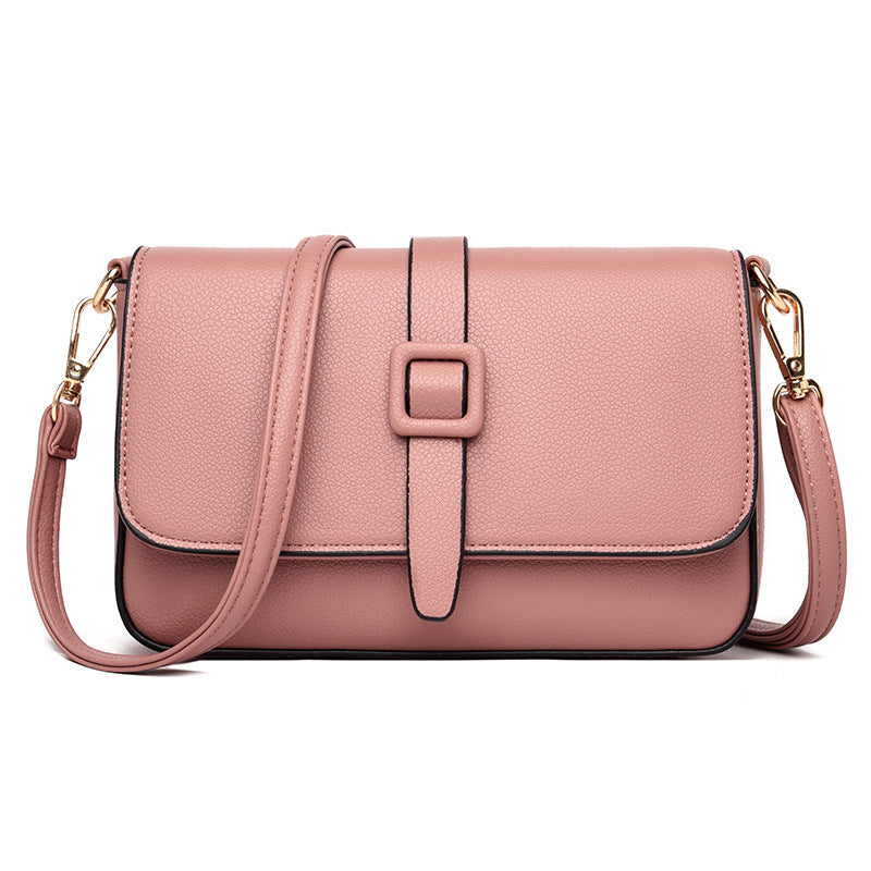 Shoulder Bag Underarm Bag Small Square Bag Solid Color Female Bag - Heritage cosmetics and beauty care