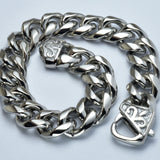 Personalized Titanium Steel Men's Bracelet Punk Rock All-match - Heritage cosmetics and beauty care