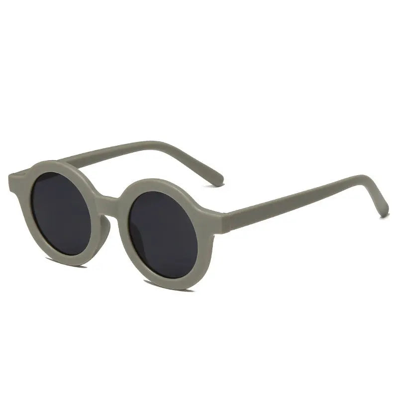 Frosted Round Frame Sunglasses Fashion Men's And Women's Sunglasses Heritage cosmetics and beauty care