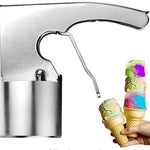 Big Ice Cream Scoop With Spring-powered Trigger Big Volume Scoop Old Fashion Style Scoop Nostalgic Scoop Easy To Clean Kitchen Gadgets - Heritage cosmetics and beauty care