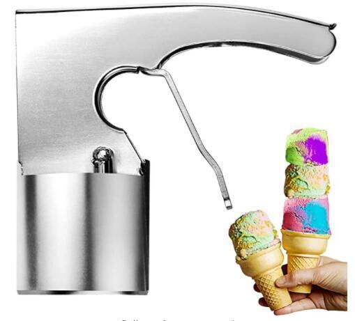 Big Ice Cream Scoop With Spring-powered Trigger Big Volume Scoop Old Fashion Style Scoop Nostalgic Scoop Easy To Clean Kitchen Gadgets - Heritage cosmetics and beauty care