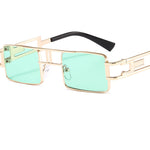 Rimless Rectangle Sunglasses Square Fashion Hip-hop Sunglasses Tide Ins Retro Street Beat Cut Edge Sunglasses - Heritage cosmetics and beauty care