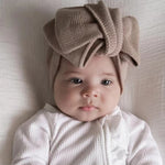 Infant Cotton Thread Double Layer Bow Hair Band - Heritage cosmetics and beauty care