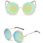 Round metal cutout sunglasses - Heritage cosmetics and beauty care