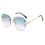 Women's frameless trimmed sunglasses - Heritage cosmetics and beauty care