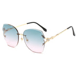 Women's frameless trimmed sunglasses - Heritage cosmetics and beauty care