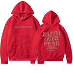 Faith Over Fear Men's And Women's Hoodies Sweater - Heritage cosmetics and beauty care