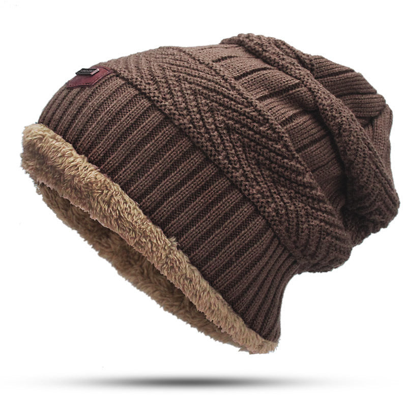 Autumn Winter Hats And Scarves For Men And Women With Velvet Thick - Heritage cosmetics and beauty care