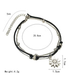 Sun Pendant Anklets Women New Stone Beads Shell Anklet - Heritage cosmetics and beauty care