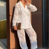 European And American Fashion Casual Lace Suit - Heritage cosmetics and beauty care