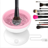 Electric Makeup Brush Cleaner Machine Portable Automatic USB Cosmetic Brush Cleaner Tools For All Size Beauty Makeup Brushes Set - Heritage cosmetics and beauty care