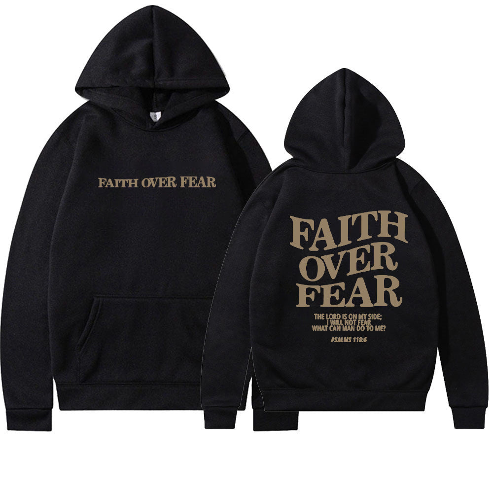 Faith Over Fear Men's And Women's Hoodies Sweater - Heritage cosmetics and beauty care