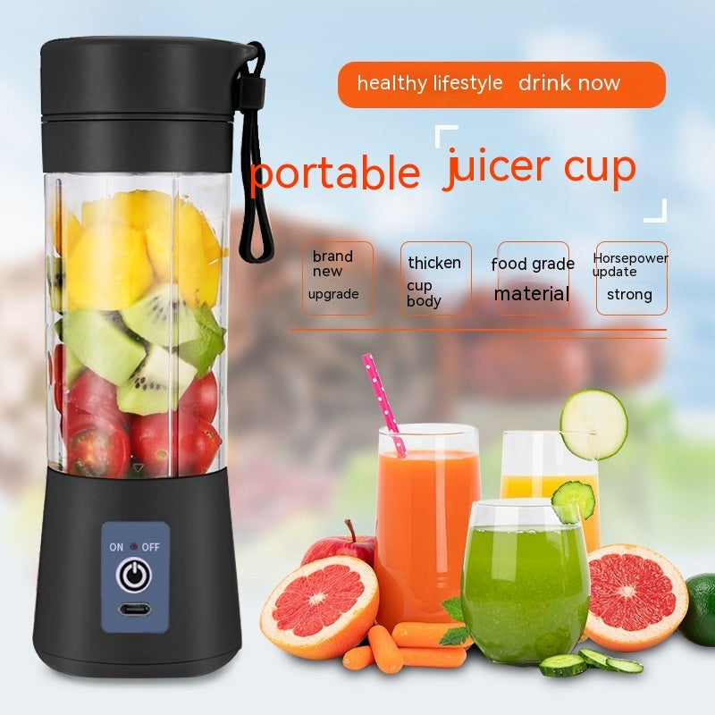 Amazon Blender 6-blade Portable Electric Juicer Small Household Charging Mini Juicing Cup Manufacturer Heritage cosmetics and beauty care