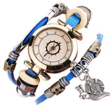 Women's Vintage Bracelet Watch Coiling Leather Watch Snail Pendant - Heritage cosmetics and beauty care