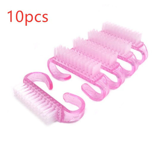 10 Pieces Nail Cleaning Clean Brush Hot sales Tool File Manicure Pedicure Soft Remove Dust Small Angle Clear Tools Sets - Heritage cosmetics and beauty care