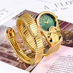 Women's Fashion Trend Diamond-encrusted Snake Watch - Heritage cosmetics and beauty care