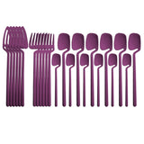 24 Piece Set Of Stainless Steel Cup Hanging Tableware - Heritage cosmetics and beauty care