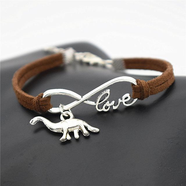 Dinosaur Infinity Love Bracelets - Heritage cosmetics and beauty care