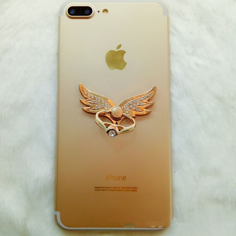 Angel Wings Metal Diamond-Studded Anti-Fall Mobile Phone Holder - Heritage cosmetics and beauty care