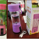 Portable Blender With USB Rechargeable Mini Kitchen Fruit Juice Mixer Home Simple Portable Electric Mini Juicer