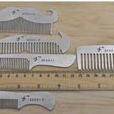 Stainless Steel Beard & Hair Combs - Heritage cosmetics and beauty care