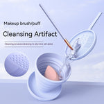 Silicone Washing Cup Makeup Foldable And Portable Beauty Tools Cleaning Device - Heritage cosmetics and beauty care