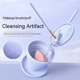 Silicone Washing Cup Makeup Foldable And Portable Beauty Tools Cleaning Device - Heritage cosmetics and beauty care