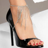 Sparkling Full Diamond Heels Fringe Anklet - Heritage cosmetics and beauty care