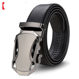 Scratch-resistant Edging Microfiber Belt Men's Automatic Buckle With Lychee Pattern - Heritage cosmetics and beauty care