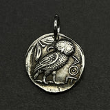 Greek Coin Relief Alien Antique Copper Old Silver Commemorative Medal - Heritage cosmetics and beauty care