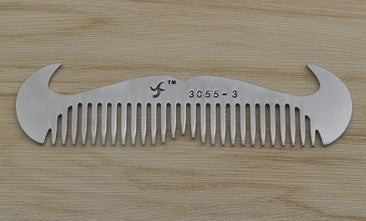 Stainless Steel Beard & Hair Combs - Heritage cosmetics and beauty care