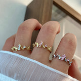 New Fashion Butterfly Zircon Women's Ring - Heritage cosmetics and beauty care