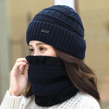 Autumn And Winter Outdoor Plus Velvet Warm Knitted Woolen Hat - Heritage cosmetics and beauty care