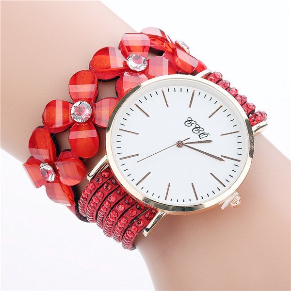 Stainless steel shell quartz watches Women luxury brand velvet  drill band watch Ladies high quality fashion clock - Heritage cosmetics and beauty care