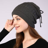 Winter Baotou hats plus velvet knitted men and women pullovers - Heritage cosmetics and beauty care