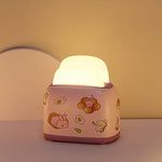 Toaster Small Night Light Cute USB Girl Heart Heritage cosmetics and beauty care