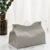 Modern Minimalist American Plaid Tissue Box Paper Extraction Box - Heritage cosmetics and beauty care