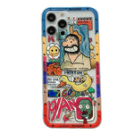 Tide Brand Retro Graffiti Phone Case Soft Heritage cosmetics and beauty care